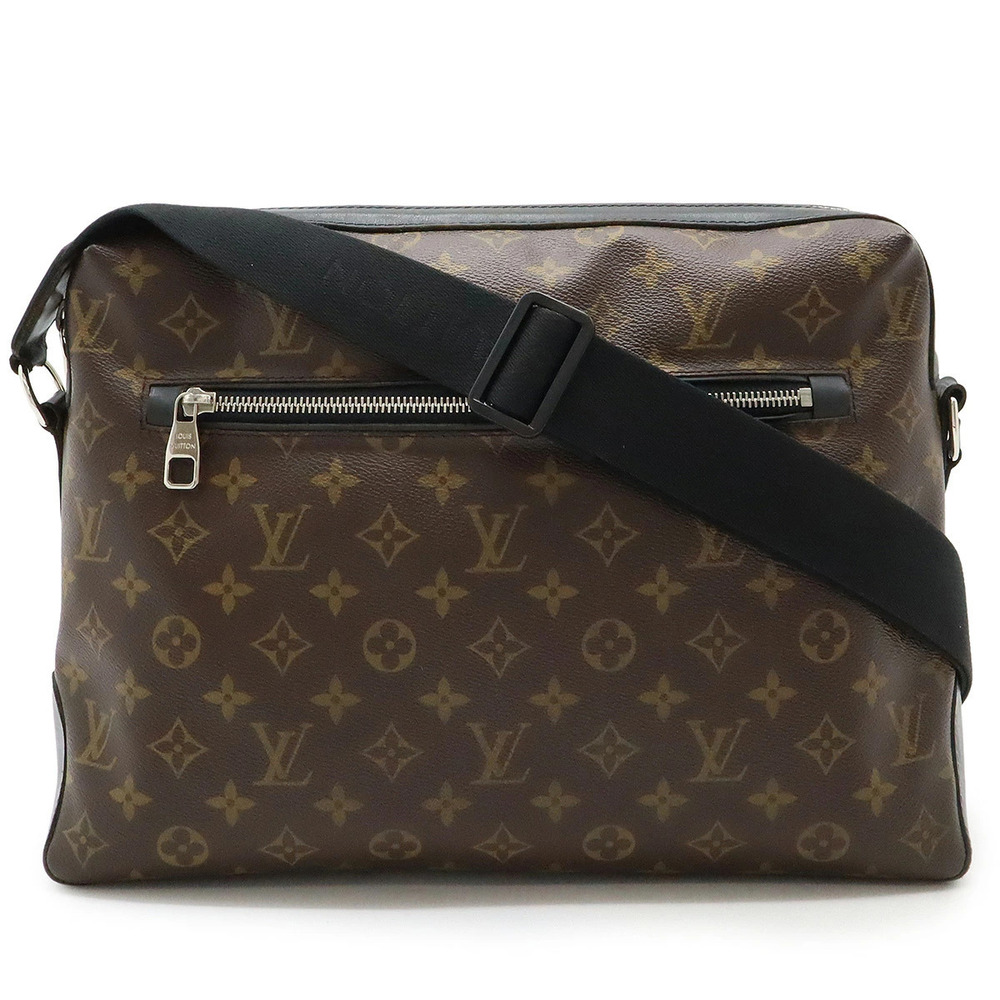 LOUIS VUITTON Monogram Macassar Brown Torres Messenger Crossbody Leather